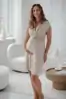 Tehotenské šaty Loop Dress Light Beige