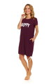 Nočná košeľa na dojčenie 9504 Happy Burgundy