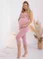 Tehotenské 3/4 legíny pod bruško Formommy Gaja Dust Pink