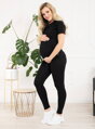 Tehotenské dlhé legíny pod bruško Formommy Gaja Black