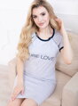 Materská nočná košeľa Pure Love Grey