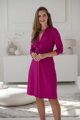 Tehotenské šaty Loop Dress 7/8 Fuchsia