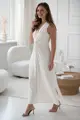 Tehotenské maxi šaty Loop Maxi Dress Cream