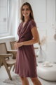 Tehotenské šaty Loop Dress Rose Brown SS