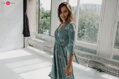 Tehotenské šaty na dojčenie Two Ways Midi Dress Eucalyptus
