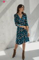 Tehotenské šaty na dojčenie Two Ways Midi Dress Navy Blue