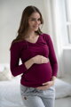 Tričko na dojčenie 7/8 Milk Shirt Berry
