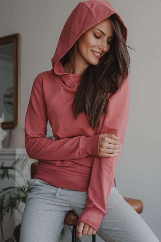 Mikina na dojčenie Milk Please Dusty Cedar