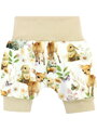Šortky pre bábätká so zvieratkami na lúke