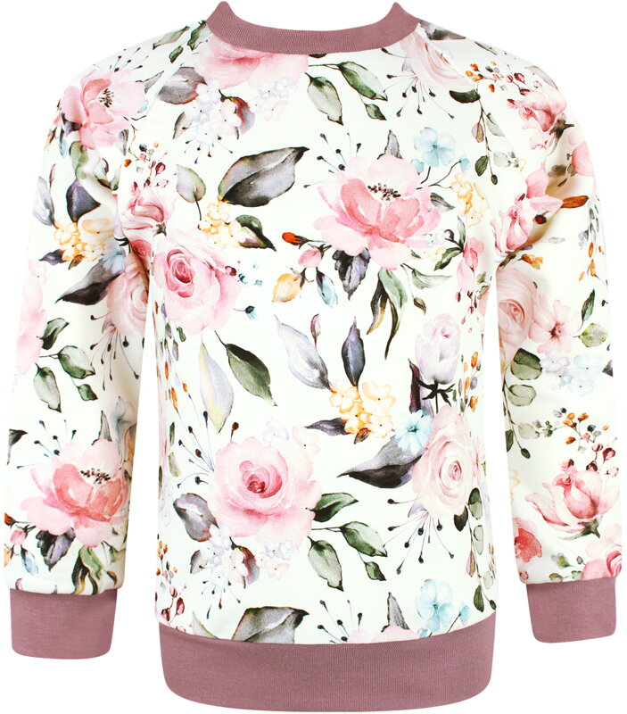 Dievčenská mikina Ruže