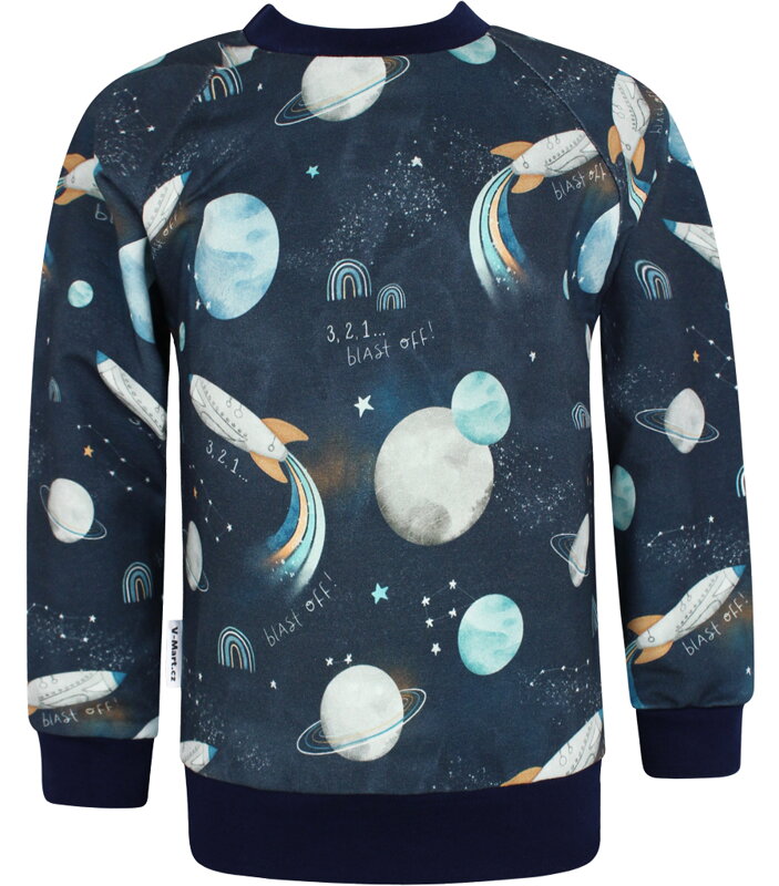 Chlapčenská mikina Vesmír