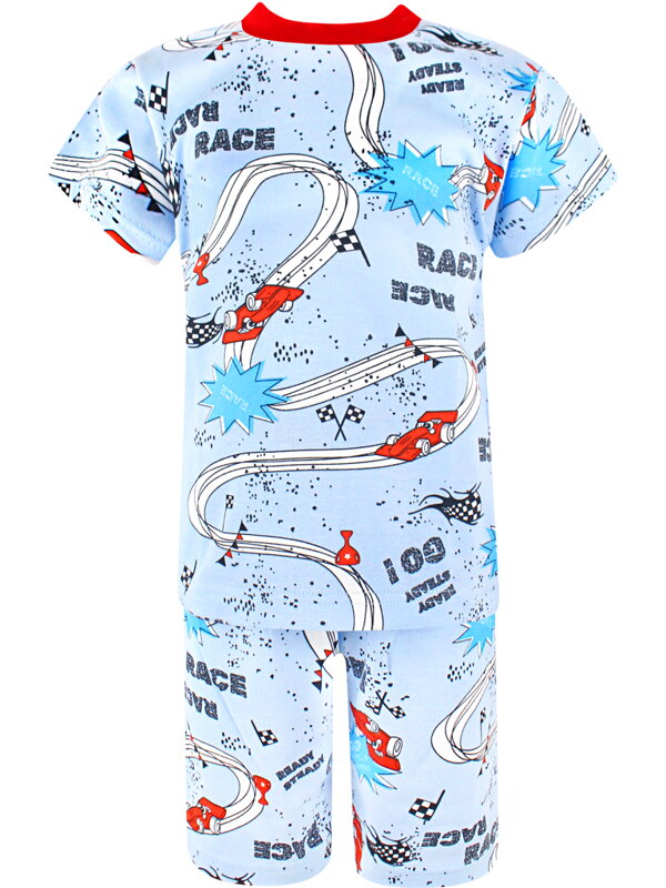 Chlapčenské pyžamo s krátkym rukávom Formule