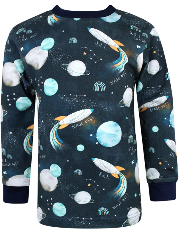 Chlapčenské tričko s dlhým rukávom Vesmír