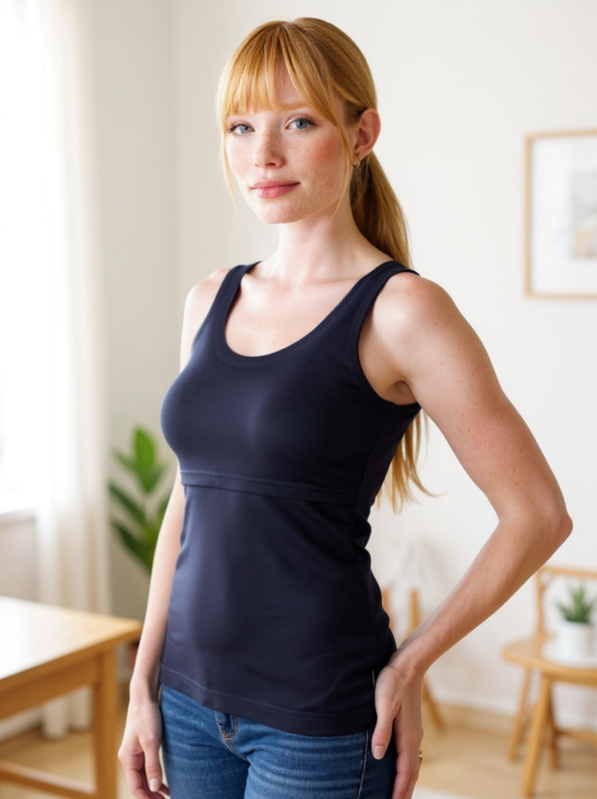 Tielko na dojčenie Katarína, tmavo modré